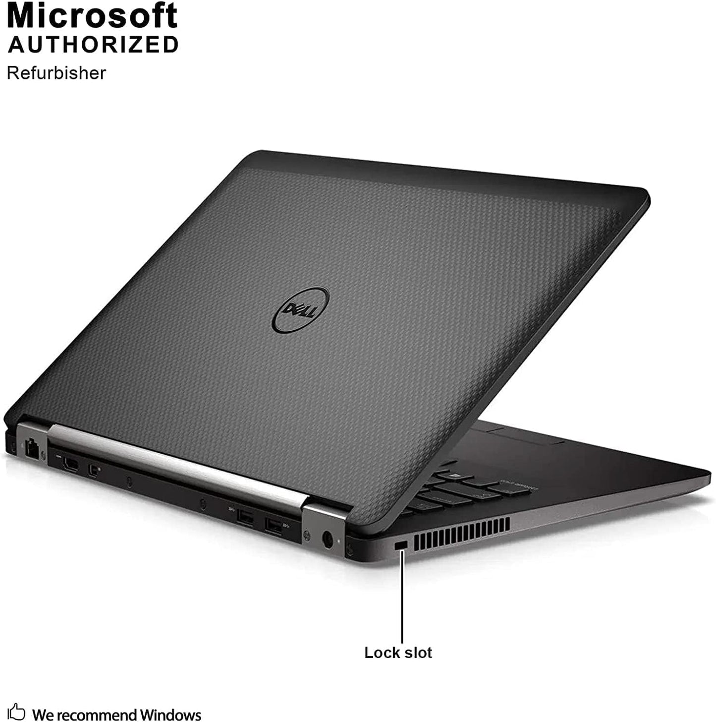 Dell Latitude E7470 14in Laptop, Core i5-6300U 2.4GHz, 8GB Ram, 256GB SSD, Windows 11 Pro