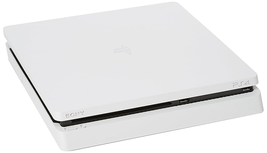PLAYSTATION 4 SLIM WHITE - BLACK- USED 500GB