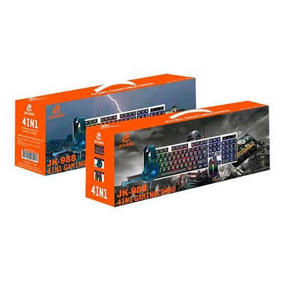 4 in 1 Gaming Combo with Gaming Headphone Mouse Pad Keyboard