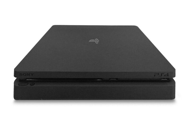 PLAYSTATION 4 SLIM WHITE - BLACK- USED 500GB